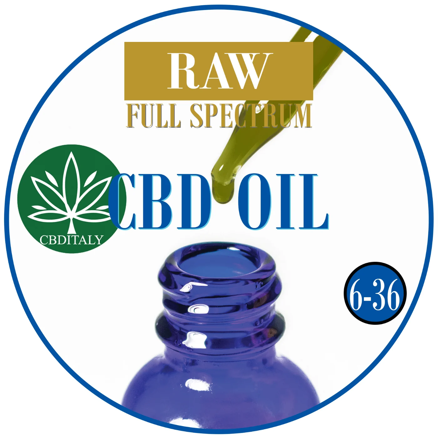 CBD+CBDA-öljy 6% RAW FULL SPECTRUM